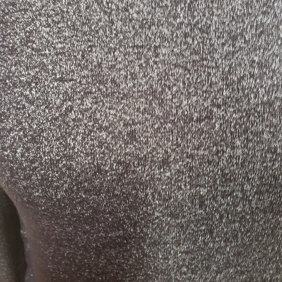 Ann Taylor Heathered Grey/Black Space Knit Light Sweater Slit Sides XXSP - Picture 4 of 6